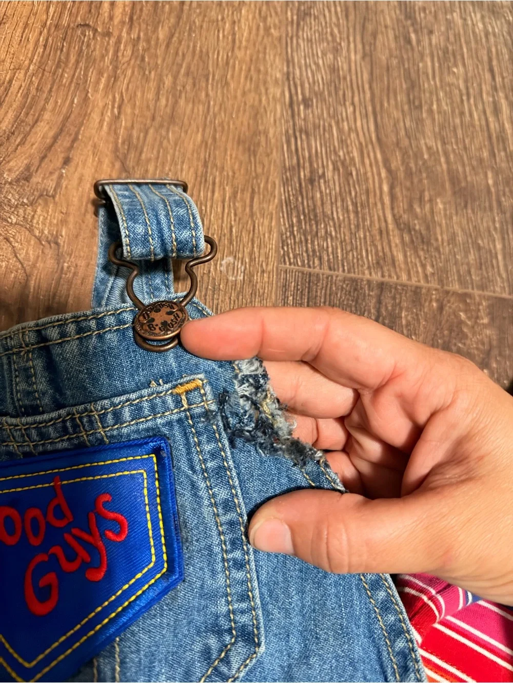 Baby DIY chucky costume